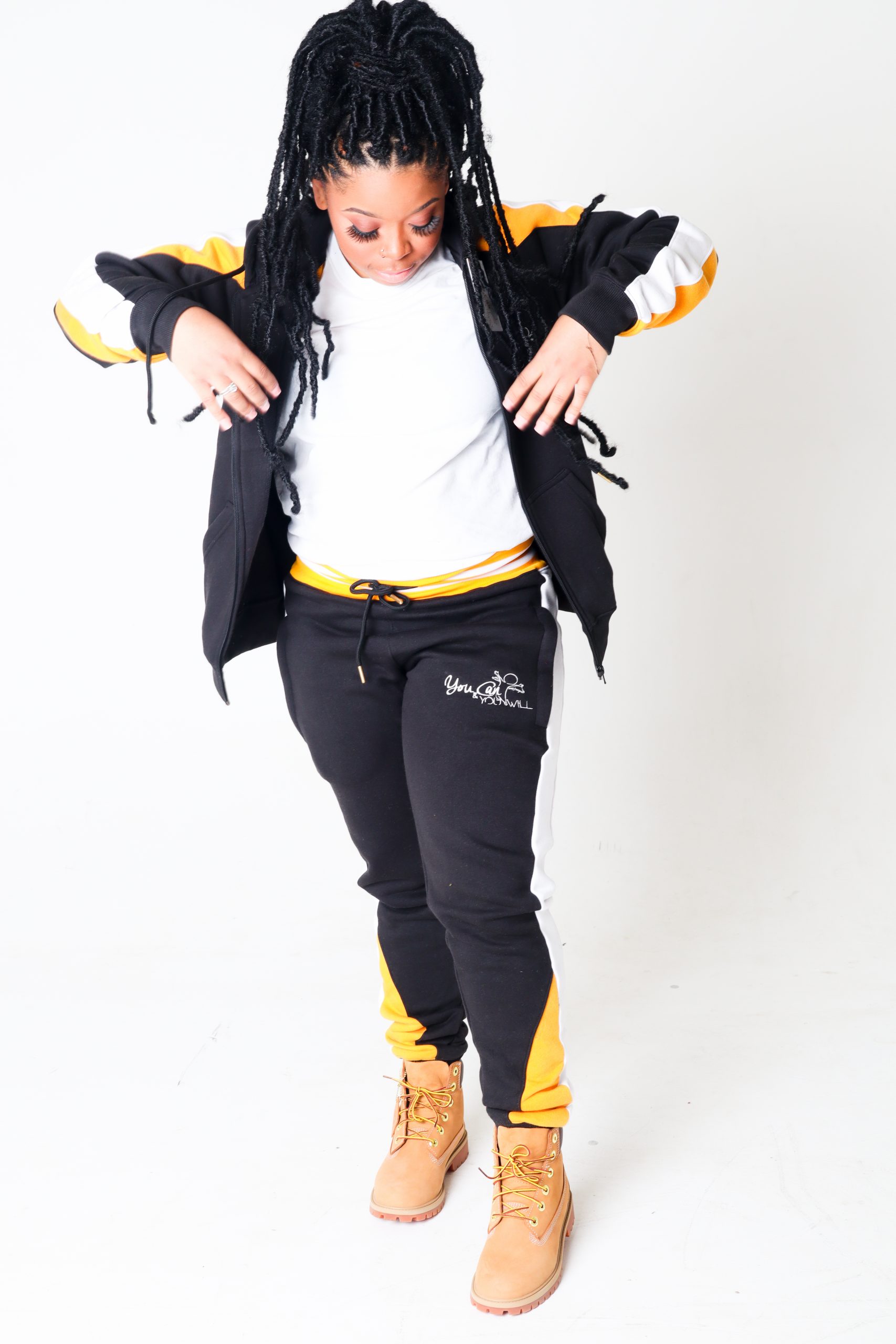 Black and Gold Sweat Suit – Latisha V Taylor