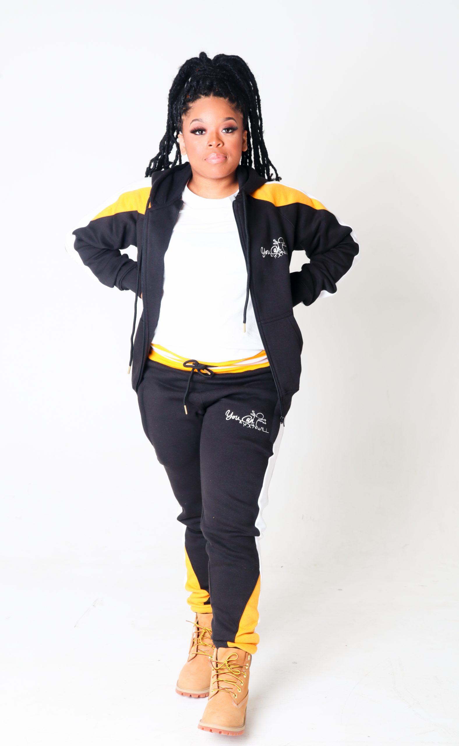 Black and Gold Sweat Suit – Latisha V Taylor